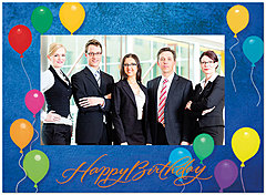 Party Balloons Photo Card D4193U-V